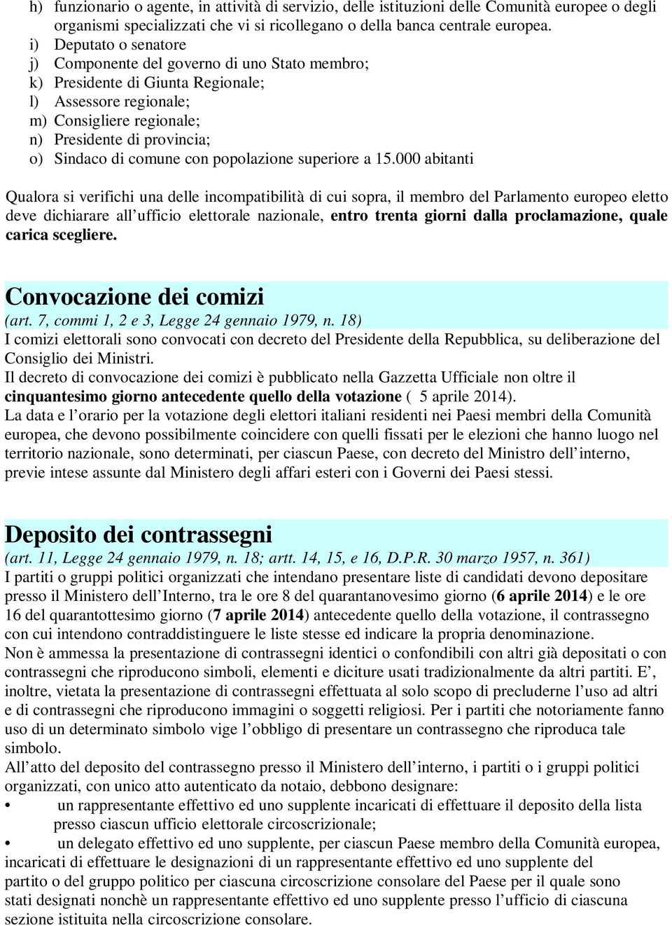 comune con popolazione superiore a 15.