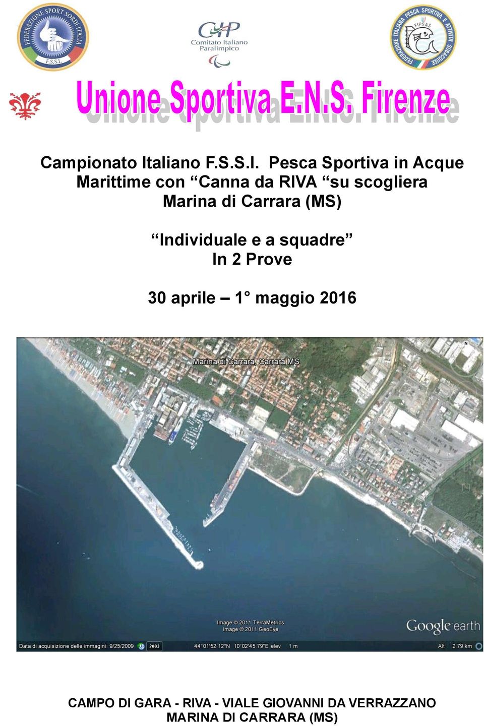 Pesca Sportiva in Acque Marittime con Canna da RIVA su