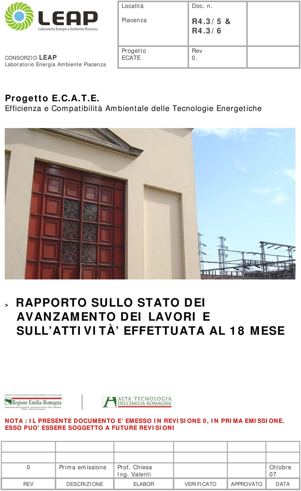 ergia Ambiente Piacenza Progetto EC