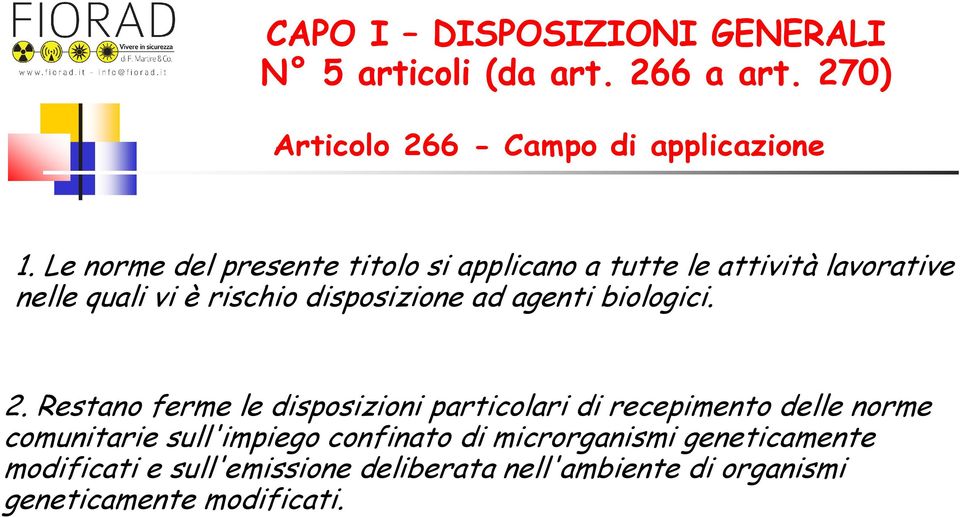 agenti biologici. 2.