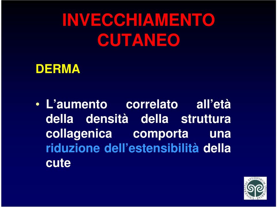 densità della struttura collagenica