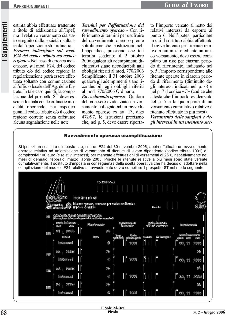 F24, del codice tributo e/o del codice regione la regolarizzazione potrà essere effettuata soltanto con comunicazione all ufficio locale dell Ag. delle Entrate.