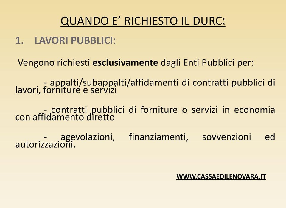 appalti/subappalti/affidamenti di contratti pubblici di lavori, forniture e servizi -