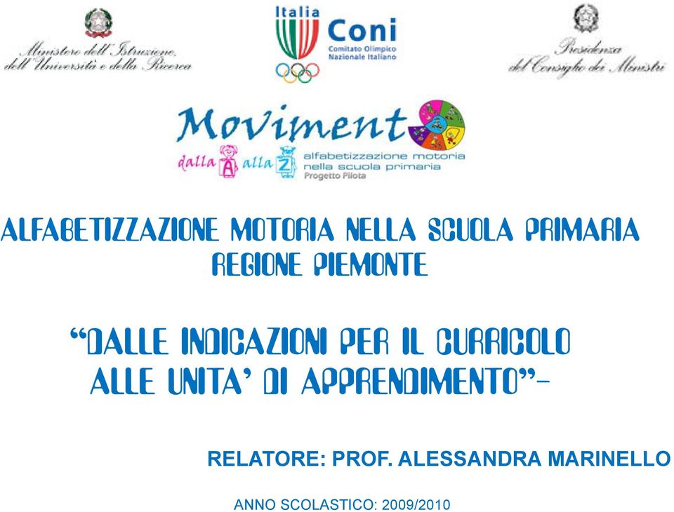 CURRICOLO ALLE UNITA DI APPRENDIMENTO -