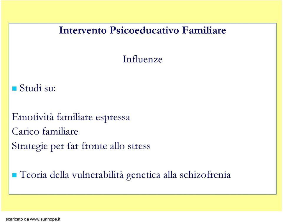 familiare Strategie per far fronte allo stress