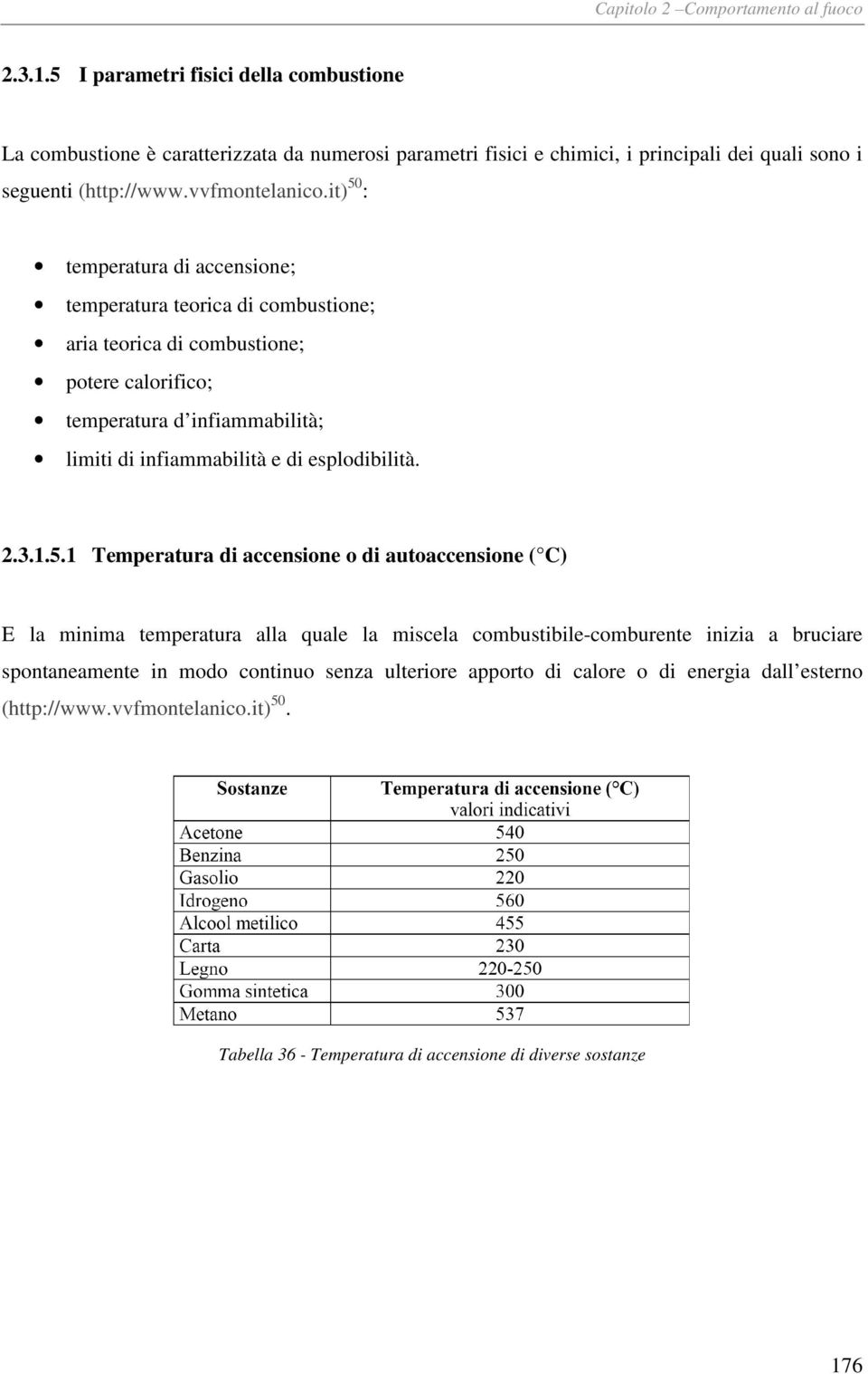 it) 50 : temperatura di accensione; temperatura teorica di combustione; aria teorica di combustione; potere calorifico; temperatura d infiammabilità; limiti di infiammabilità e