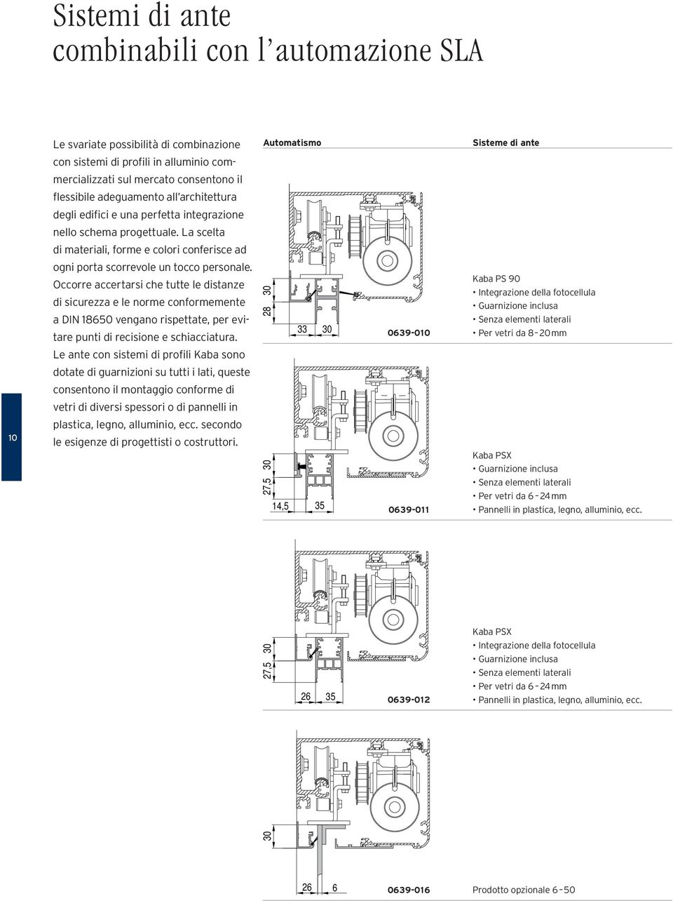 La scelta di materiali, forme e colori conferisce ad ogni porta scorrevole un tocco personale.