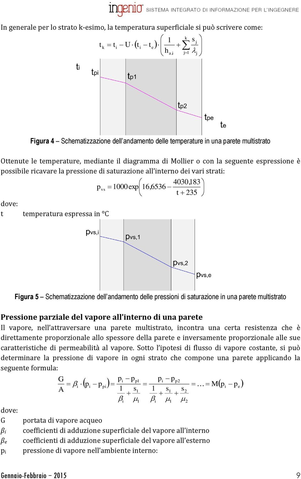 nconr un cr rnz c è drmn proporzonl llo por dll pr nvrmn proporzonl ll u crrc d prmblà l vpor.