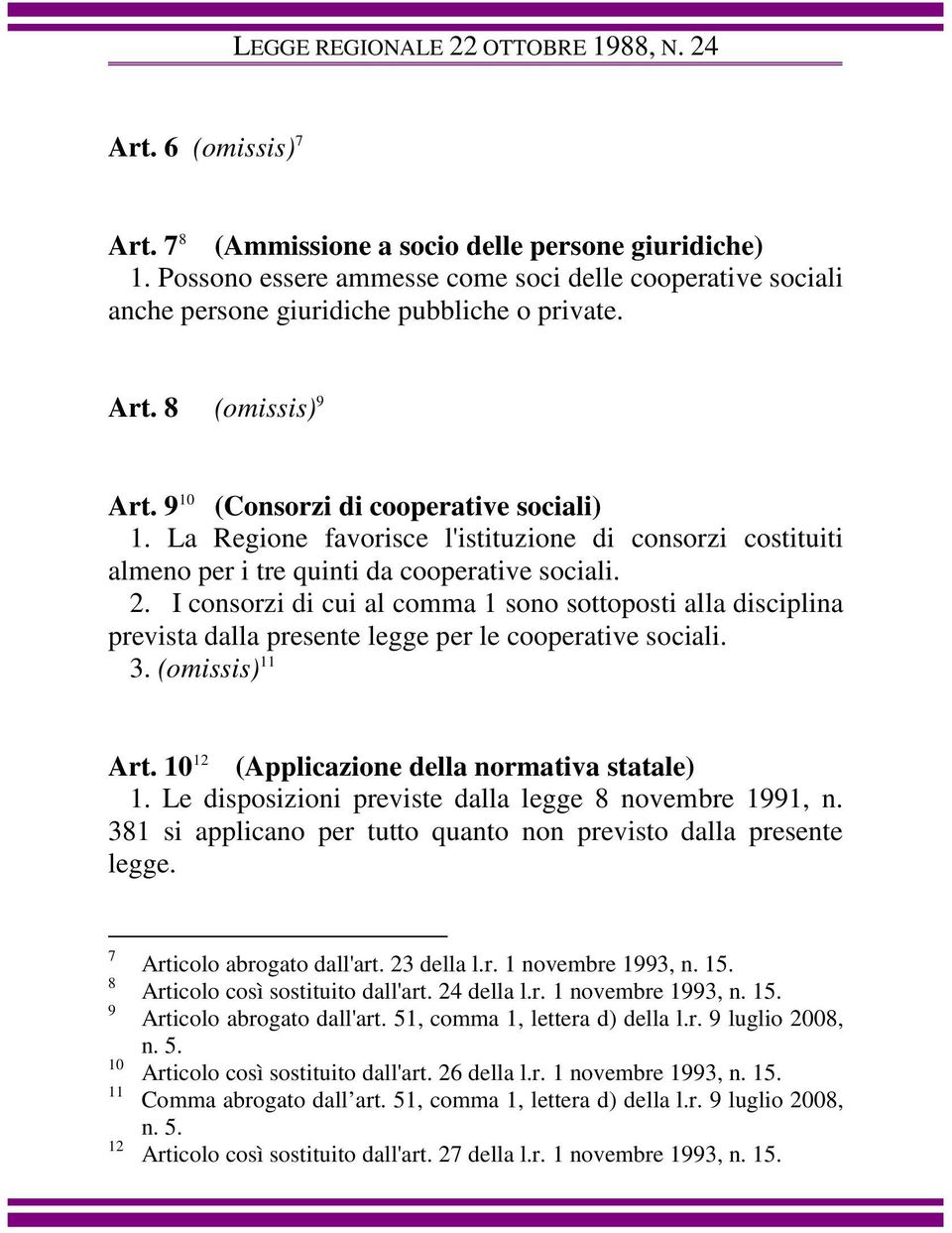 La Regione favorisce l'istituzione di consorzi costituiti almeno per i tre quinti da cooperative sociali. 2.