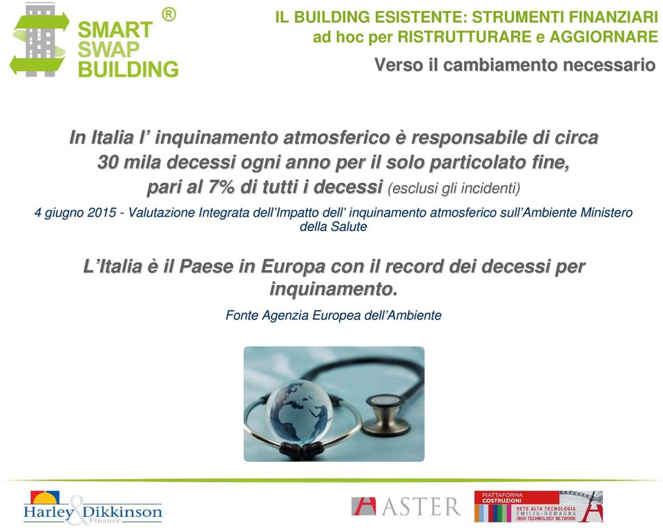 giugno 2015 - Valutazione Integrata dell Impatto dell inquinamento atmosferico sull Ambiente Ministero