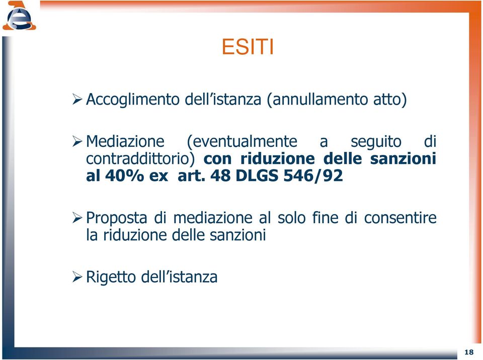 sanzioni al 40% ex art.