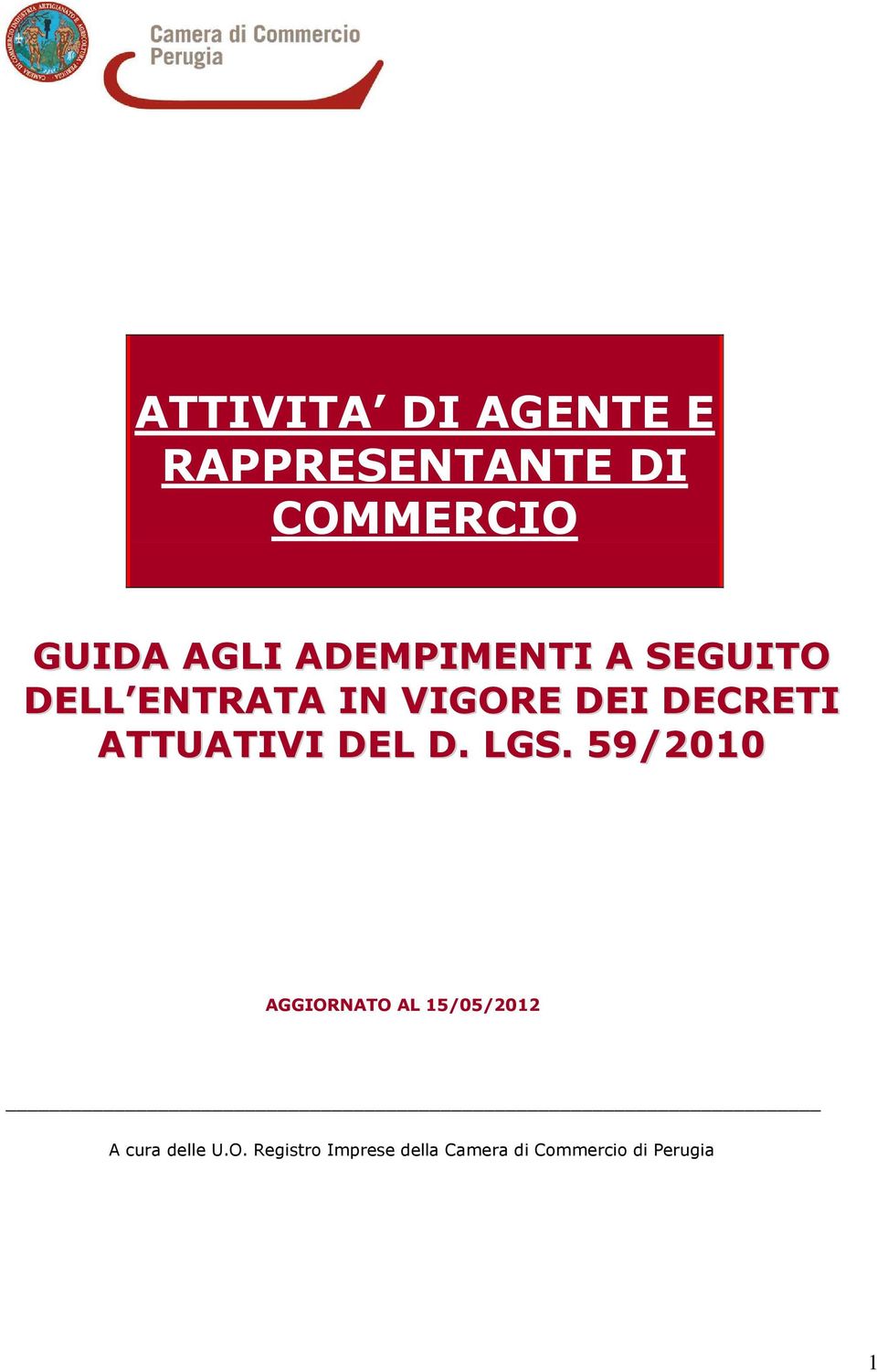 ATTUATIVI DEL D. LGS.