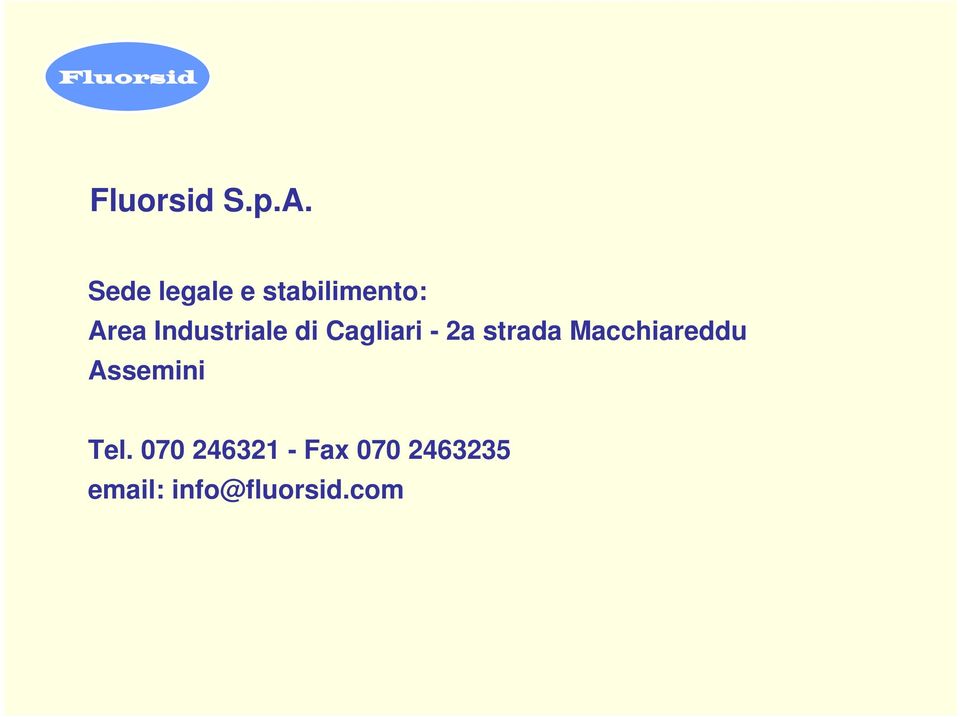 Industriale di Cagliari - 2a strada