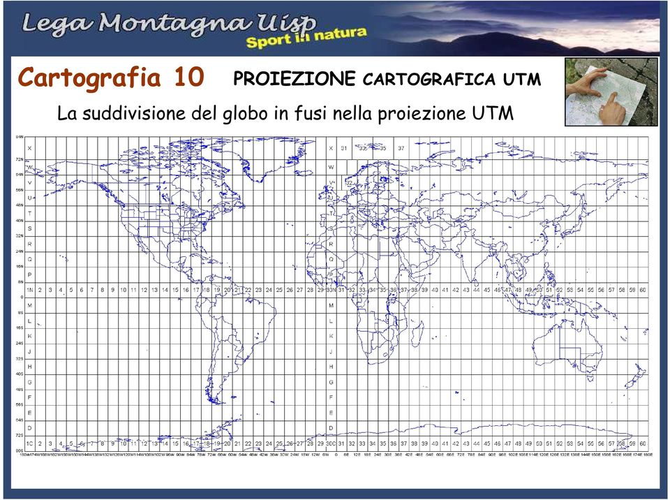 UTM La suddivisione del