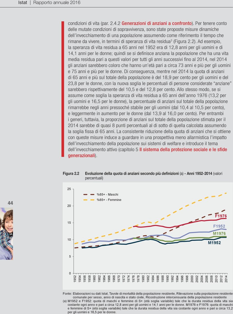 termini di speranza di vita residua 3 (Figura 2.2).