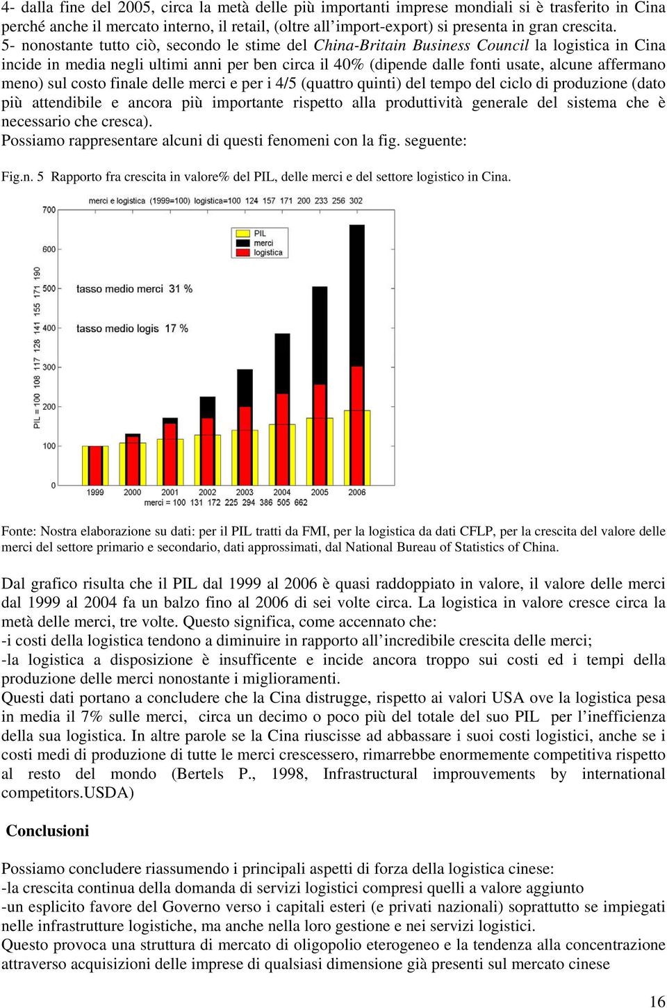 meno) sul costo finale delle merci e per i 4/5 (quattro quinti) del tempo del ciclo di produzione (dato più attendibile e ancora più importante rispetto alla produttività generale del sistema che è