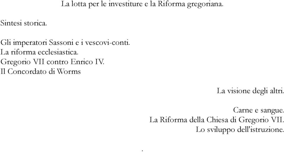 Gregorio VII contro Enrico IV.