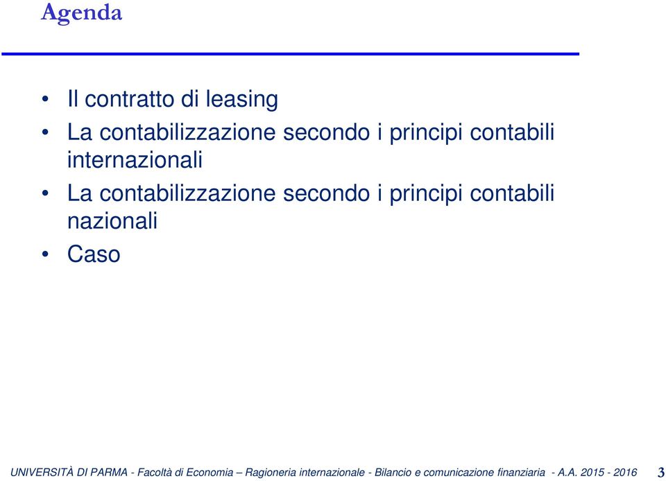 contabili internazionali La  contabili