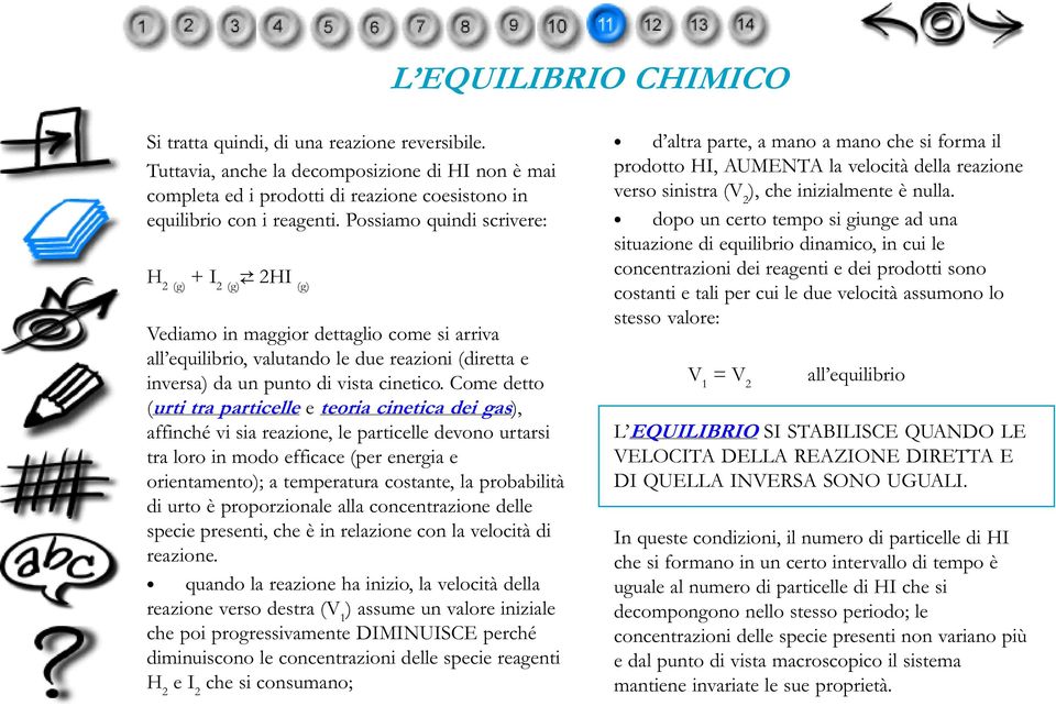 Come detto (urti tra particelle e teoria cinetica dei gas), affinché vi sia reazione, le particelle devono urtarsi tra loro in modo efficace (per energia e orientamento); a temperatura costante, la