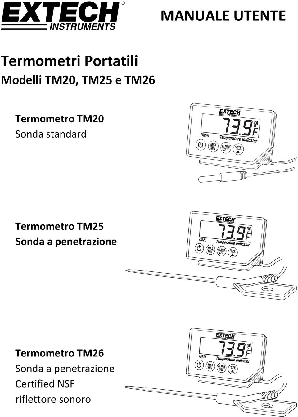 standard Termmetr TM25 Snda a penetrazine