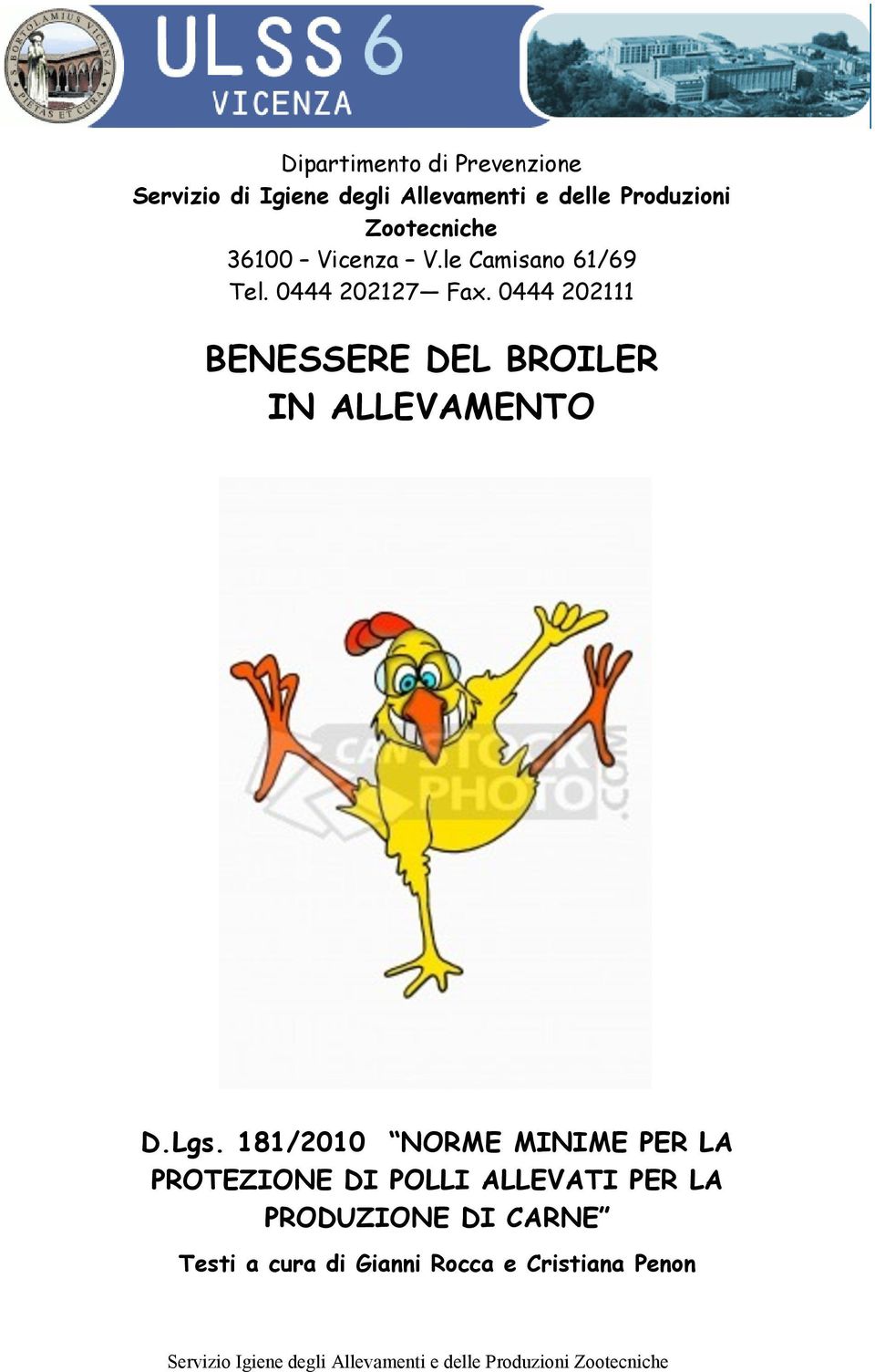 0444 202111 BENESSERE DEL BROILER IN ALLEVAMENTO D.Lgs.