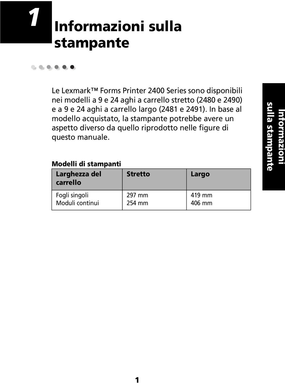 In base al modello acquistato, la stampante potrebbe avere un aspetto diverso da quello riprodotto nelle figure di