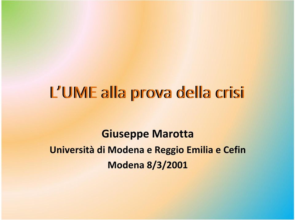 Università di Modena e