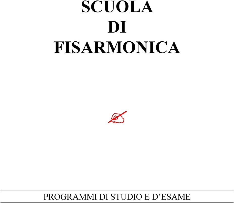 PROGRAMMI DI