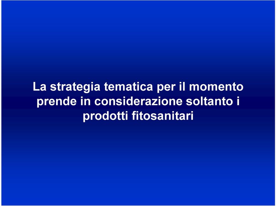 in considerazione