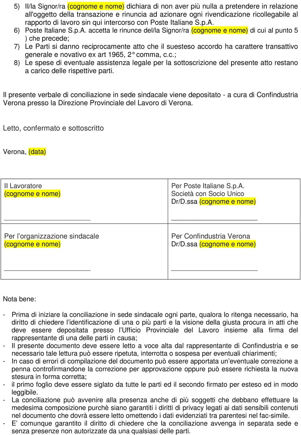 6) Poste Italiane S.p.A.