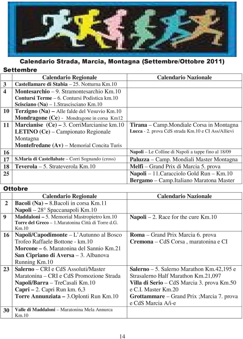 Mondiale Corsa in Montagna LETINO (Ce) Campionato Regionale Lucca - 2. prova CdS strada Km.