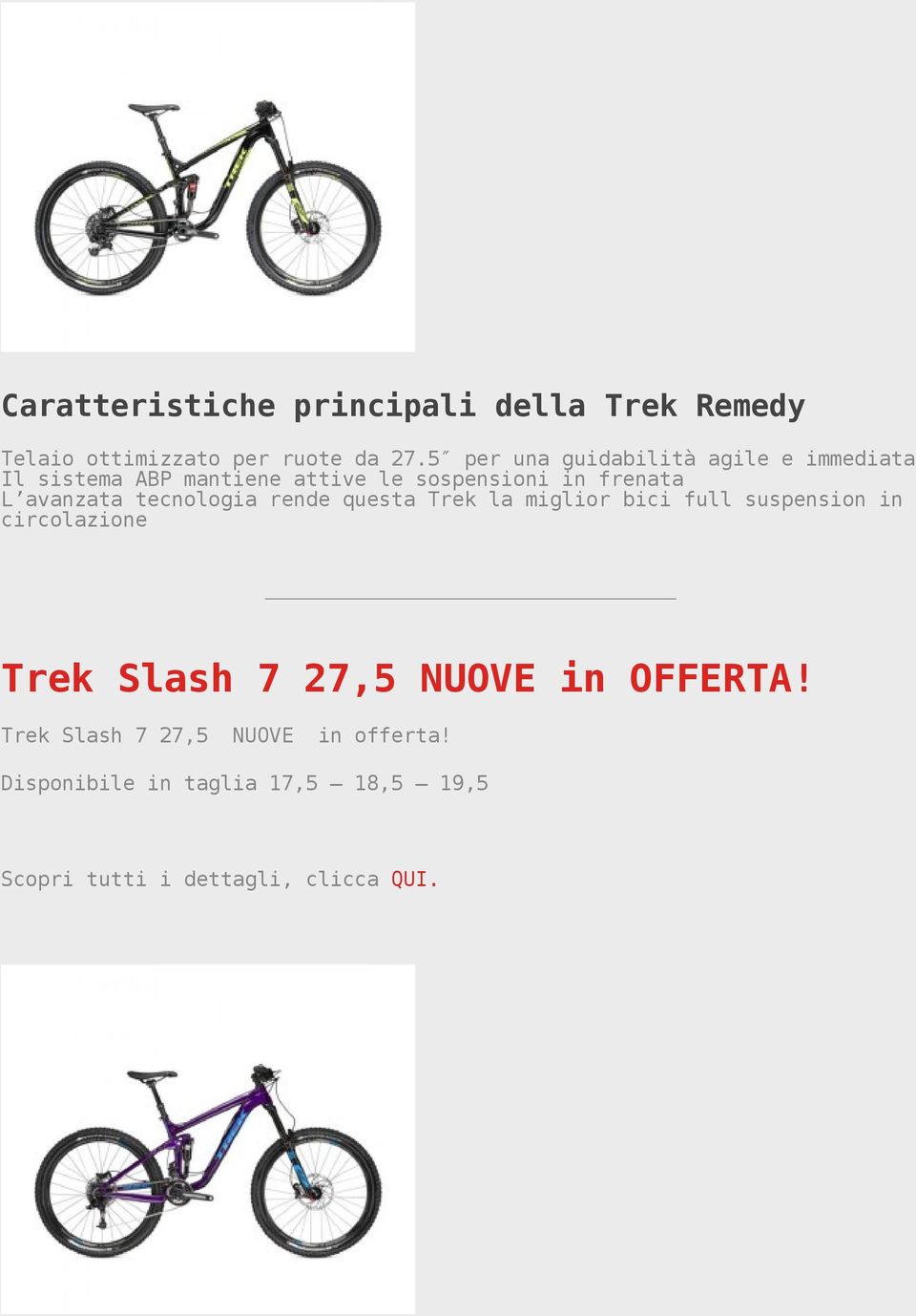 avanzata tecnologia rende questa Trek la miglior bici full suspension in circolazione Trek Slash 7