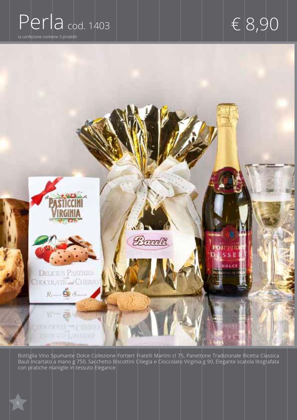 Collezione Fortiert Fratelli Martini cl 75, Panettone Tradizionale Ricetta