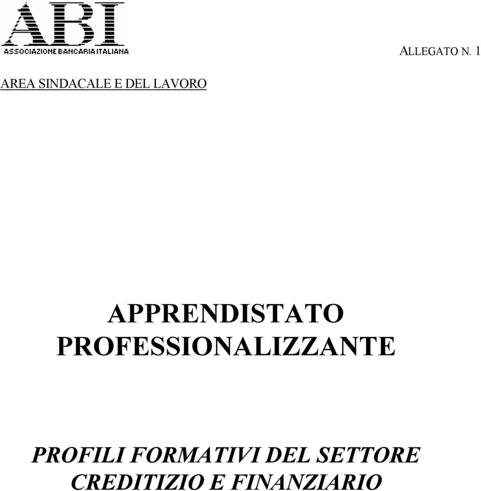 APPRENDISTATO