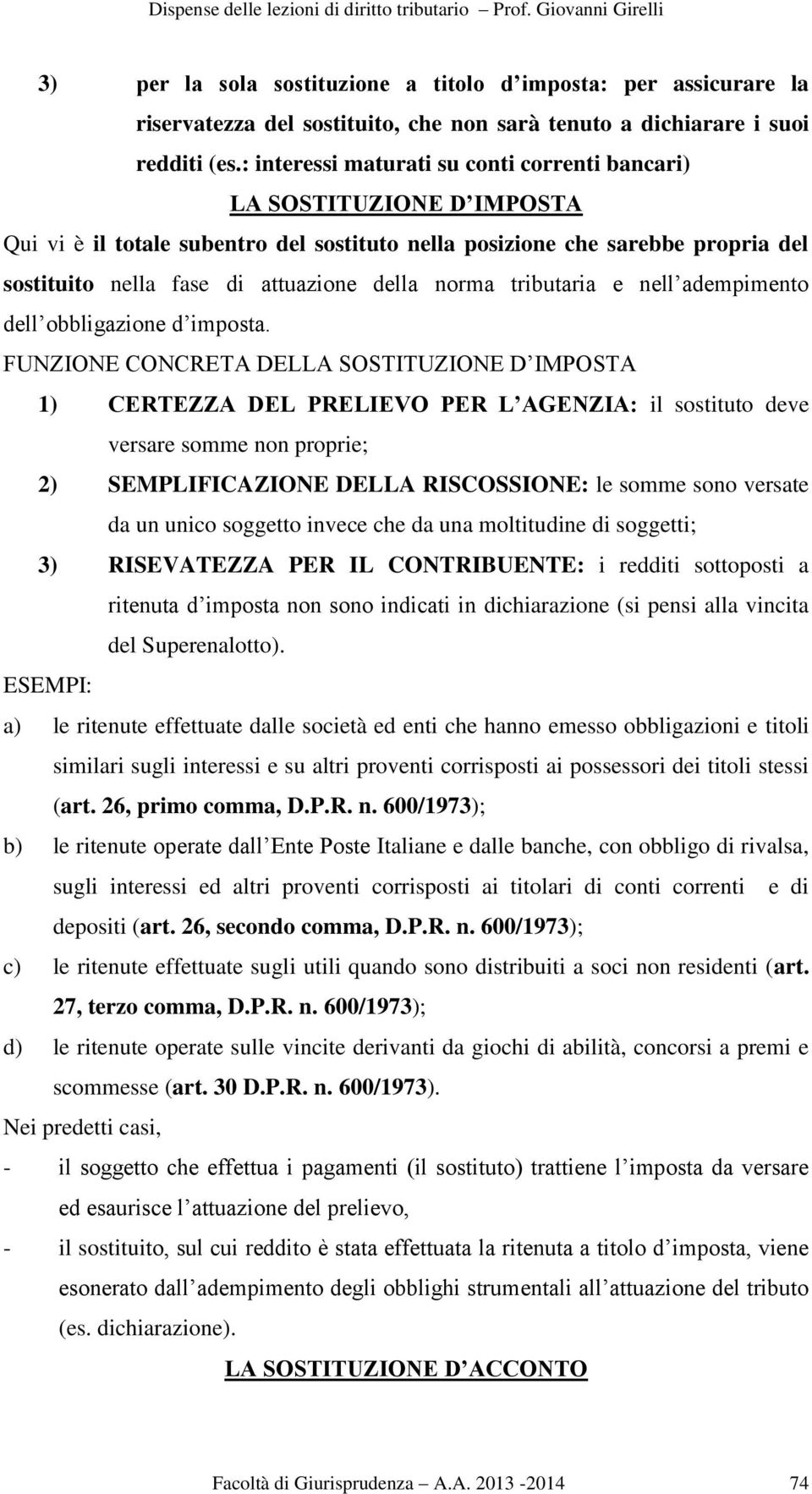 norma tributaria e nell adempimento dell obbligazione d imposta.