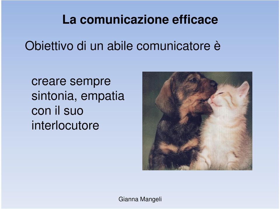 comunicatore è creare sempre