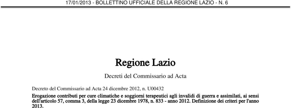 terapeutici agli invalidi di guerra e assimilati, ai sensi dell'articolo 57, comma