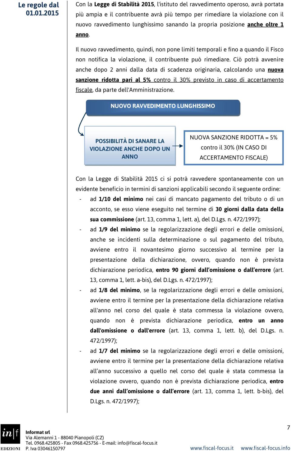 sanando la propria posizione anche oltre 1 anno. Il nuovo ravvedimento, quindi, non pone limiti temporali e fino a quando il Fisco non notifica la violazione, il contribuente può rimediare.