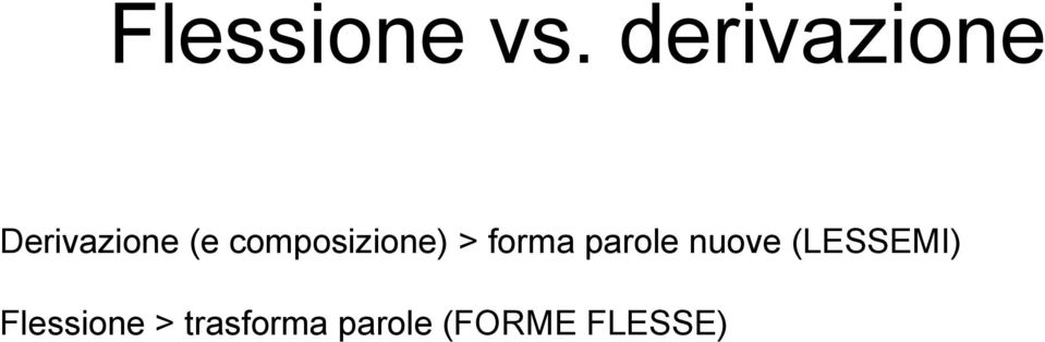 composizione) > forma parole