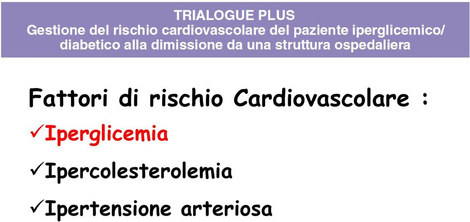 Iperglicemia