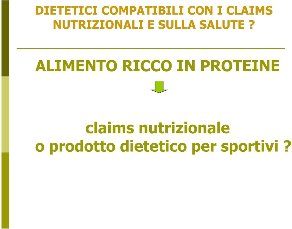 ALIMENTO RICCO IN PROTEINE claims