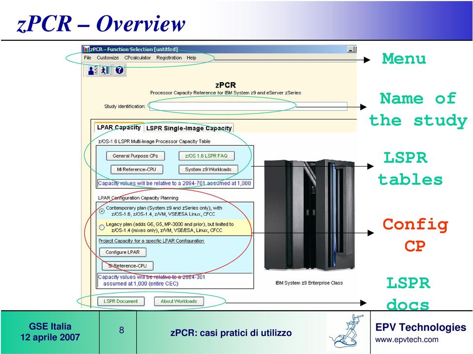 LSPR tables Config CP