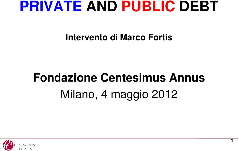 Fortis Fondazione