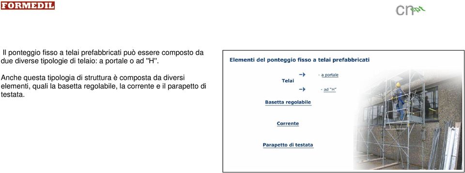 Anche questa tipologia di struttura è composta da diversi