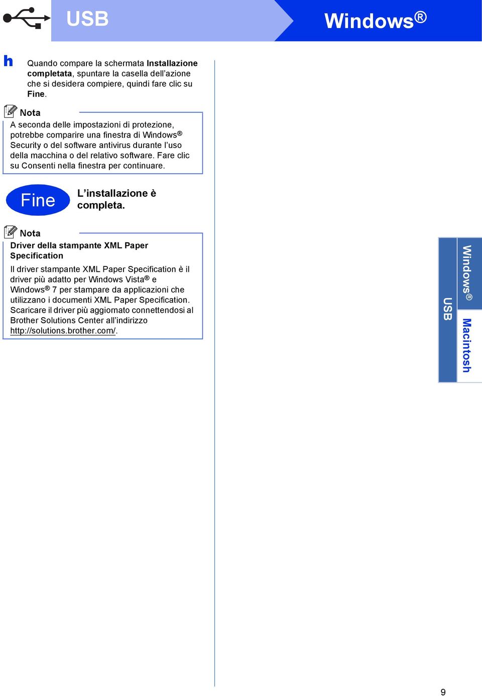 Fre li su Consenti nell finestr per ontinure. Fine L instllzione è omplet.