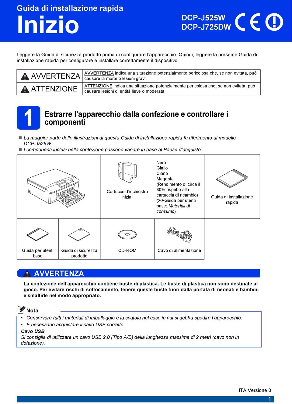 AVVERTENZA ATTENZIONE AVVERTENZA ini un situzione potenzilmente periolos he, se non evitt, può usre l morte o lesioni grvi.