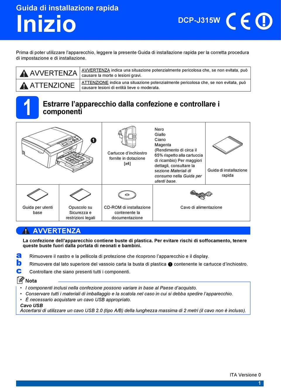 ATTENZIONE indi un situzione potenzilmente periolos he, se non evitt, può usre lesioni di entità lieve o modert.