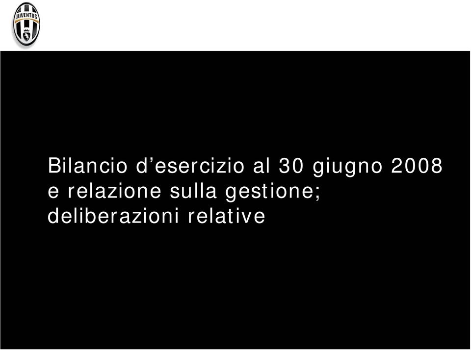 relazione sulla