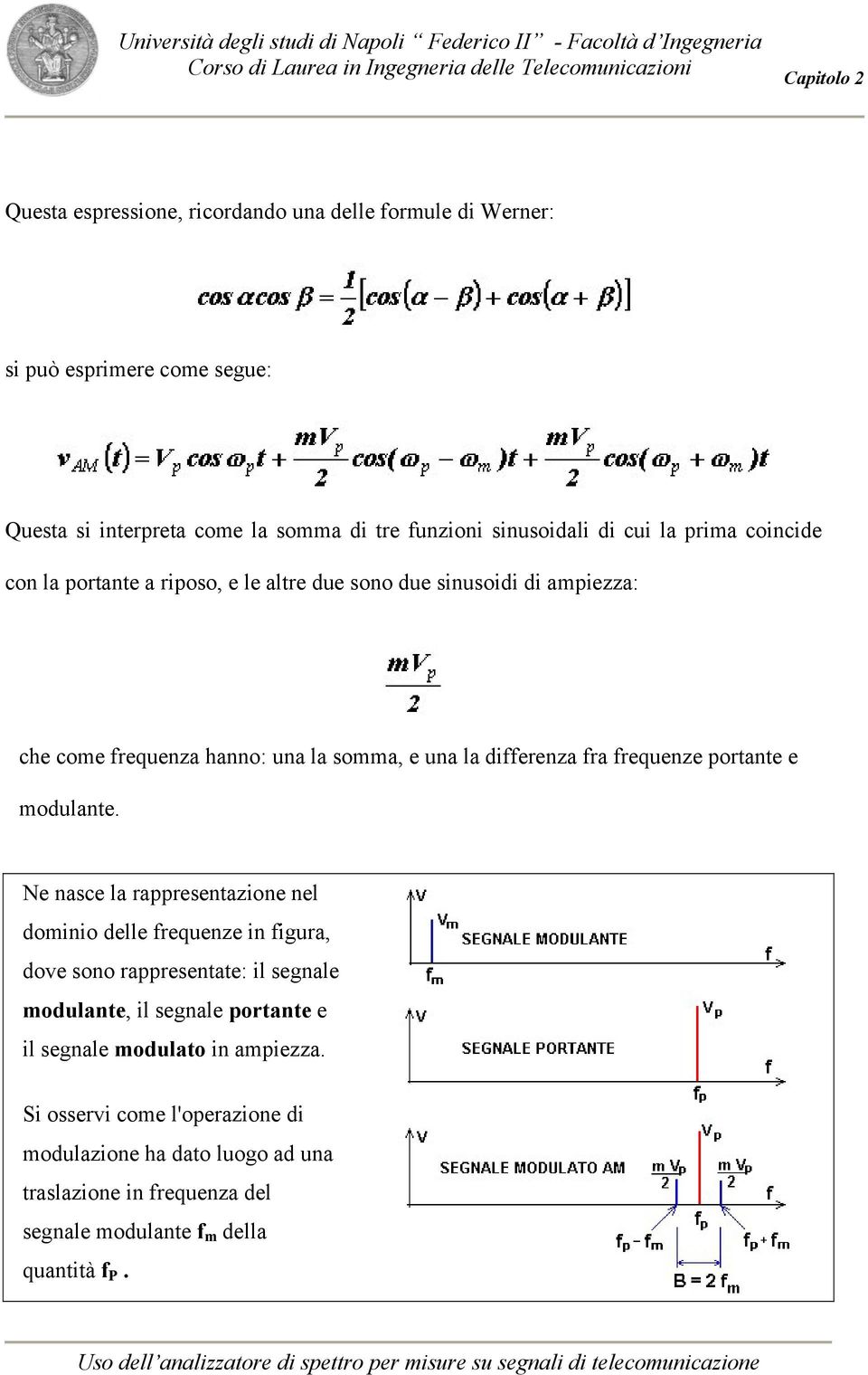 portante e modulante.