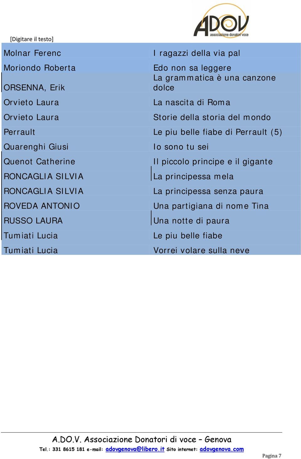 Quenot Catherine RONCAGLIA SILVIA RONCAGLIA SILVIA ROVEDA ANTONIO RUSSO LAURA Io sono tu sei Il piccolo principe e il gigante La